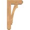 Ekena Millwork Imperial Craftsman Smooth Bracket w/ Offset Brace, Western Red Cedar, 5 1/2"W x 14"D x 26"H BKT0604X14X26IMP04SWR - alternate 3